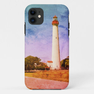 Case-Mate iPhone Case Impression sur toile du phare de Cape May