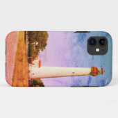 Coques Case-Mate iPhone Impression sur toile du phare de Cape May (Dos (Horizontal))