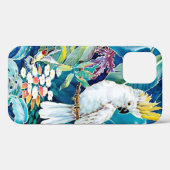 Coques Case-Mate iPhone Impression tropicale Cockatoo Hummingbird (Verso (horizontal))