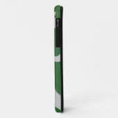 Coques Case-Mate iPhone Impression verte et blanche de vache (Dos/Gauche)