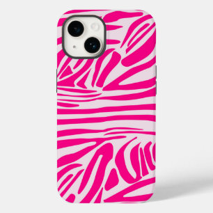 Coque Pour iPhone 14 Impression zèbre rose
