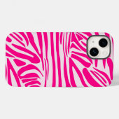 Coques Case-Mate iPhone Impression zèbre rose (Verso (horizontal))