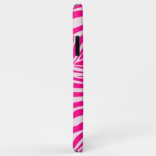 Coques Case-Mate iPhone Impression zèbre rose (Dos/Droite)