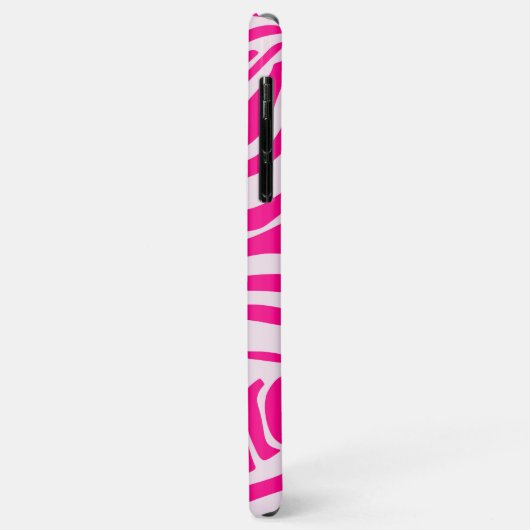 Coques Case-Mate iPhone Impression zèbre rose (Dos/Gauche)