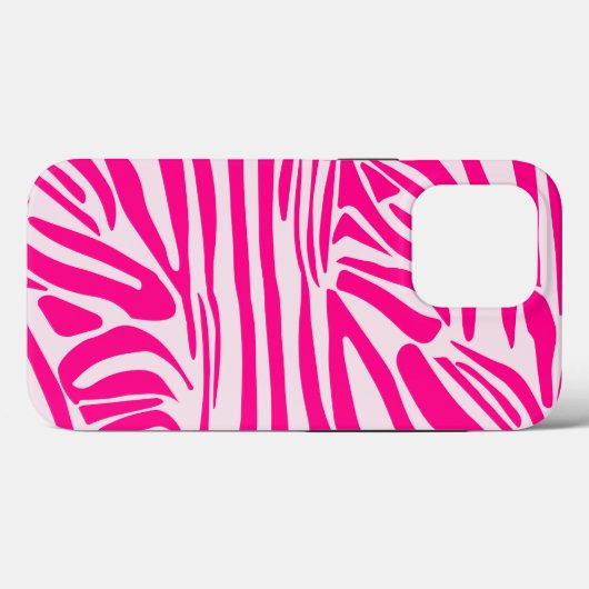 Coques Case-Mate iPhone Impression zèbre rose (Verso (horizontal))