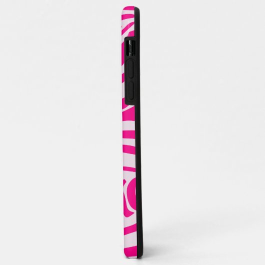 Coques Case-Mate iPhone Impression zèbre rose (Dos/Gauche)