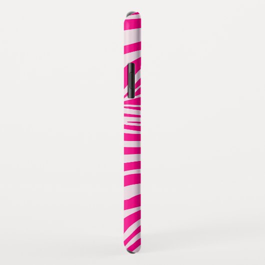 Coques Case-Mate iPhone Impression zèbre rose (Dos/Droite)