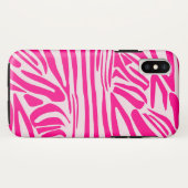 Coques Case-Mate iPhone Impression zèbre rose (Dos (Horizontal))