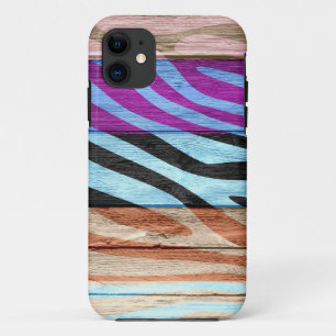Etui iPhone Case-Mate Impression zèbre sur bois #22