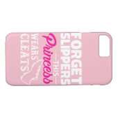 Coques Case-Mate iPhone Impressionnant cette princesse Wears Cleats Design (Dos (Horizontal))