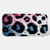 Coques Case-Mate iPhone Imprimé animal à taches de fourrure de léopard ros (Verso (horizontal))