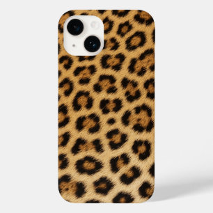Coque Pour iPhone 14 imprimé animal cuir peau fourrure texture léopard