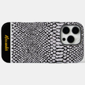 Coques Case-Mate iPhone Imprimé animal scintillant (Verso (horizontal))