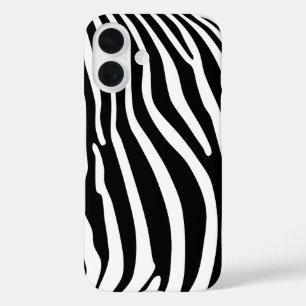 Coques iPhone 16 Imprimé animalier zèbre
