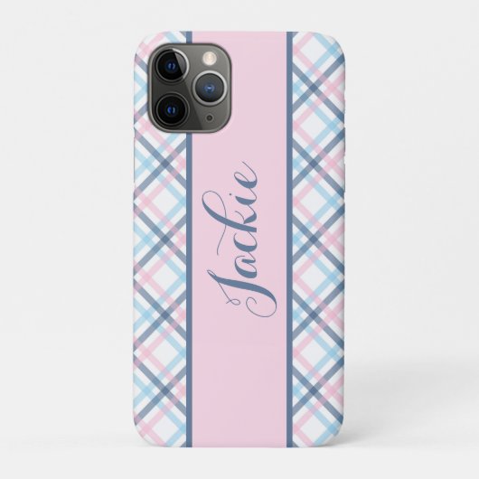Coques Case-Mate iPhone Imprimé carreaux (Dos)
