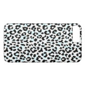Coques Case-Mate iPhone Imprimé chic guépard noir et blanc (Dos (Horizontal))