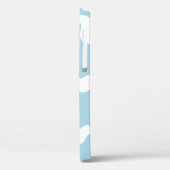 Coques Case-Mate iPhone imprimé de vache bleu pastel kawaii (Verso / Gauche)