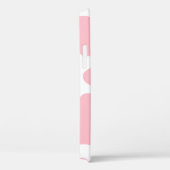 Coques Case-Mate iPhone imprimé de vache rose pastel kawaii (Verso / Droite)