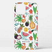 Coques Case-Mate iPhone Imprimé entier de la poutre tropicale (Verso)