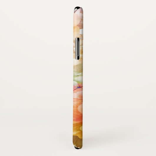 Coques Case-Mate iPhone imprimé floral d'été (Dos/Droite)