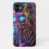 Coques Case-Mate iPhone Imprimé jpg robot cybernétique (Dos)