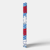 Coques Case-Mate iPhone imprimé lapin japonais, vert, bleu et blanc (Verso / Droite)