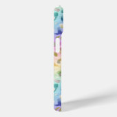 Coques Case-Mate iPhone Imprimé Léopard Iridescent Pastel Monogrammé (Verso / Droite)