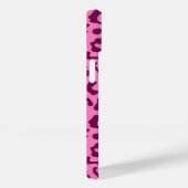 Coques Case-Mate iPhone Imprimé léopard rose élégant (Verso / Droite)