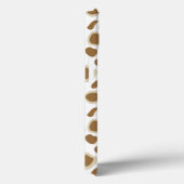 Coques Case-Mate iPhone Imprimé léopard - Taupe beige et blanc (Verso / Droite)
