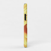 Coques Case-Mate iPhone imprimé rose jaune (Dos/Droite)