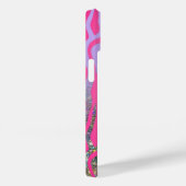 Coques Case-Mate iPhone Imprimé Tigre Rose Pailleté Demi (Verso / Droite)