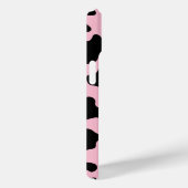 Coques Case-Mate iPhone Imprimé vachette noir et rose Cow (Verso / Droite)