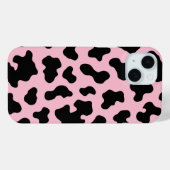 Coques Case-Mate iPhone Imprimé vachette noir et rose Cow (Verso (horizontal))