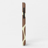 Coques Case-Mate iPhone Imprimée de girafe, Giraffe Brown, Poster de anima (Dos/Gauche)