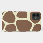 Coques Case-Mate iPhone Imprimée de girafe, Giraffe Brown, Poster de anima (Dos (Horizontal))