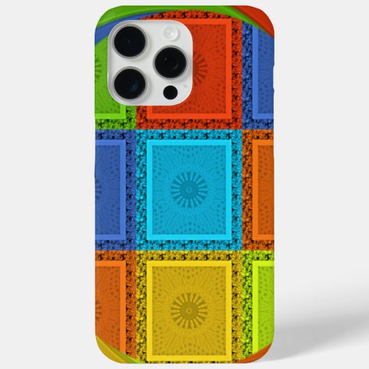 Coques Case-Mate iPhone Imprimer À damiers (Verso)