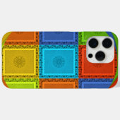 Coques Case-Mate iPhone Imprimer À damiers (Verso (horizontal))