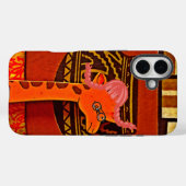 Coques Case-Mate iPhone Imprimer Casquette Giraffe (Verso (horizontal))