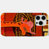 Coques Case-Mate iPhone Imprimer Casquette Giraffe (Verso (horizontal))