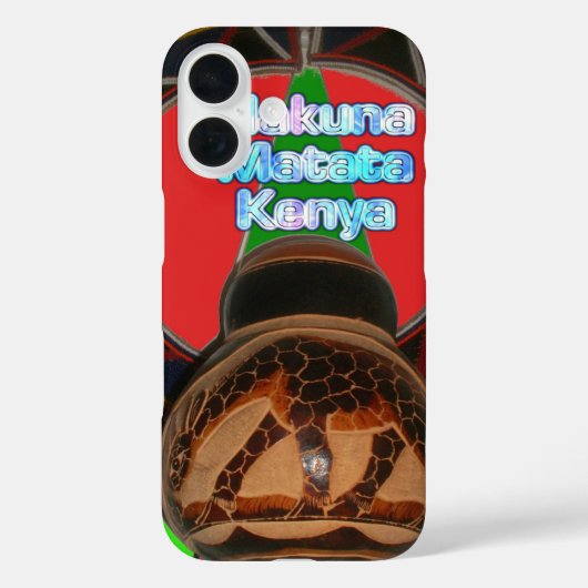 Coques Case-Mate iPhone Imprimer Hakuna Matata Kenya Art (Verso)