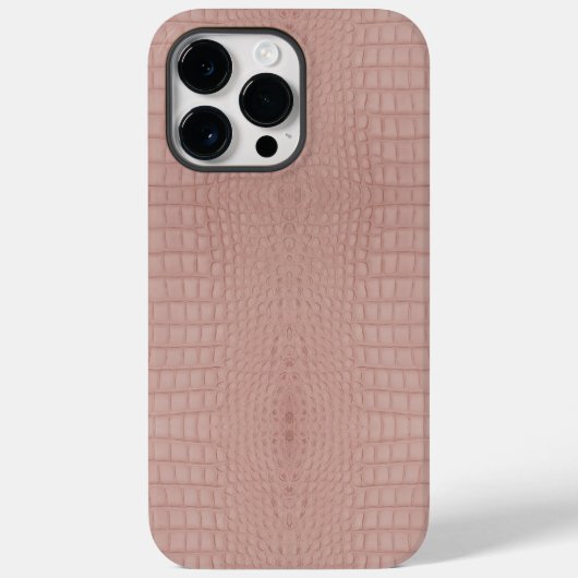 Coques Case-Mate iPhone Imprimer l'alligator rose (Verso)
