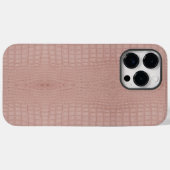 Coques Case-Mate iPhone Imprimer l'alligator rose (Verso (horizontal))
