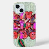 Coques Case-Mate iPhone Imprimer l'art "Live Life Large" (Verso)
