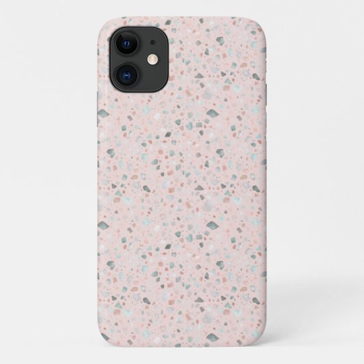 Coques Case-Mate iPhone Imprimer Pastel Terrazzo (Rose) (Dos)