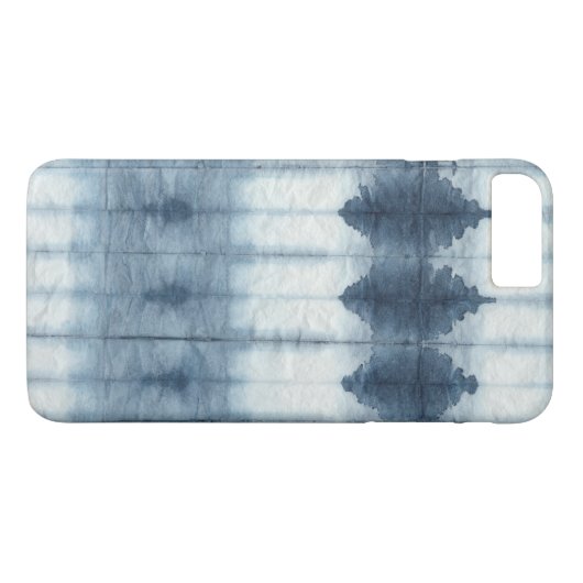 Coques Case-Mate iPhone Imprimer Shibori Indigio (Dos (Horizontal))