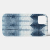 Coques Case-Mate iPhone Imprimer Shibori Indigio (Verso (horizontal))