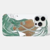 Coques Case-Mate iPhone Imprimer vintage Ladies Gogo Green Art (Verso (horizontal))