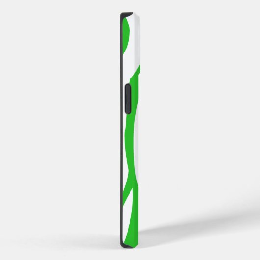 Coques Case-Mate iPhone Imprimer Zèbre vert citron (Verso / Droite)