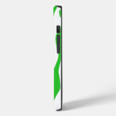 Coques Case-Mate iPhone Imprimer Zèbre vert citron (Verso / Gauche)