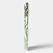 Coques Case-Mate iPhone Imprimer Zèbre vert sauvage (Verso / Droite)